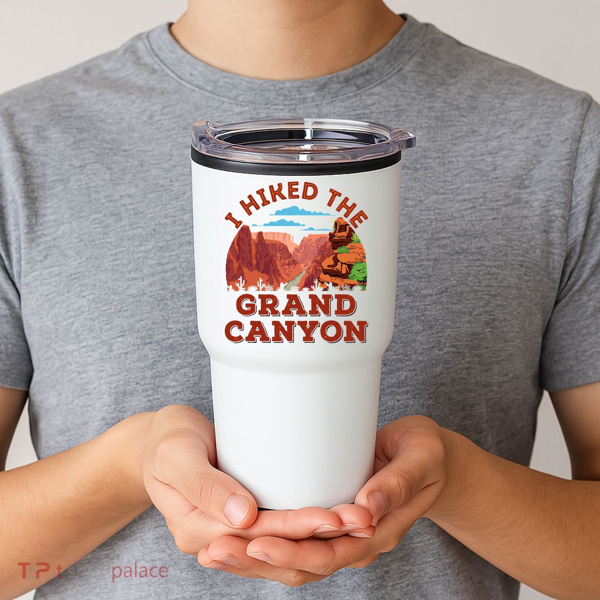 I Hiked The Grand Canyon Souvenir Hiker Hiking  Tumbler
