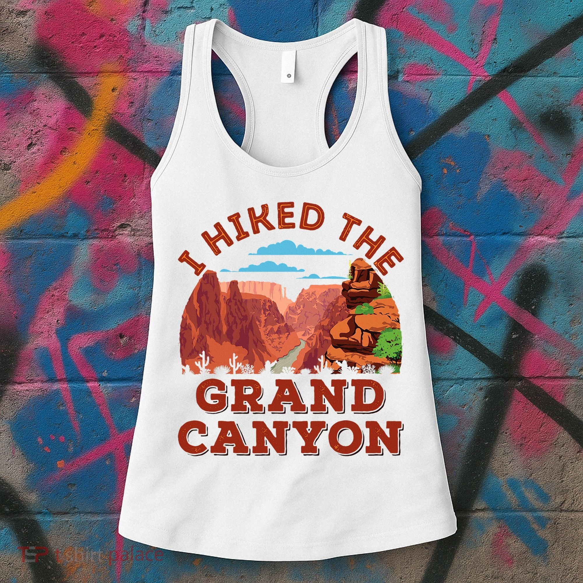 I Hiked The Grand Canyon Souvenir Hiker Hiking  Women's Tank Top