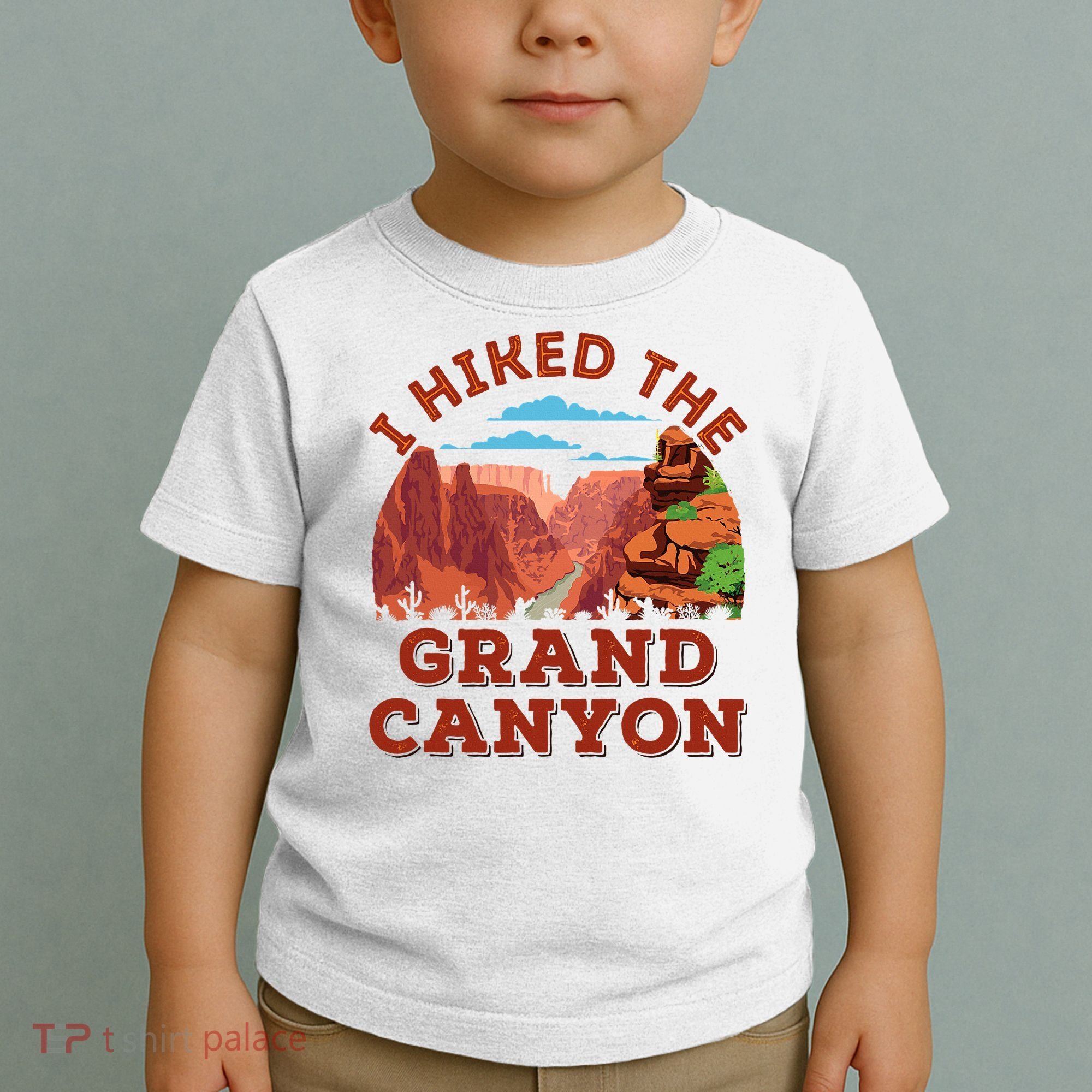 I Hiked The Grand Canyon Souvenir Hiker Hiking  Toddler T-Shirt