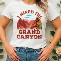 I Hiked The Grand Canyon Souvenir Hiker Hiking  Women's T-Shirt thumb 2