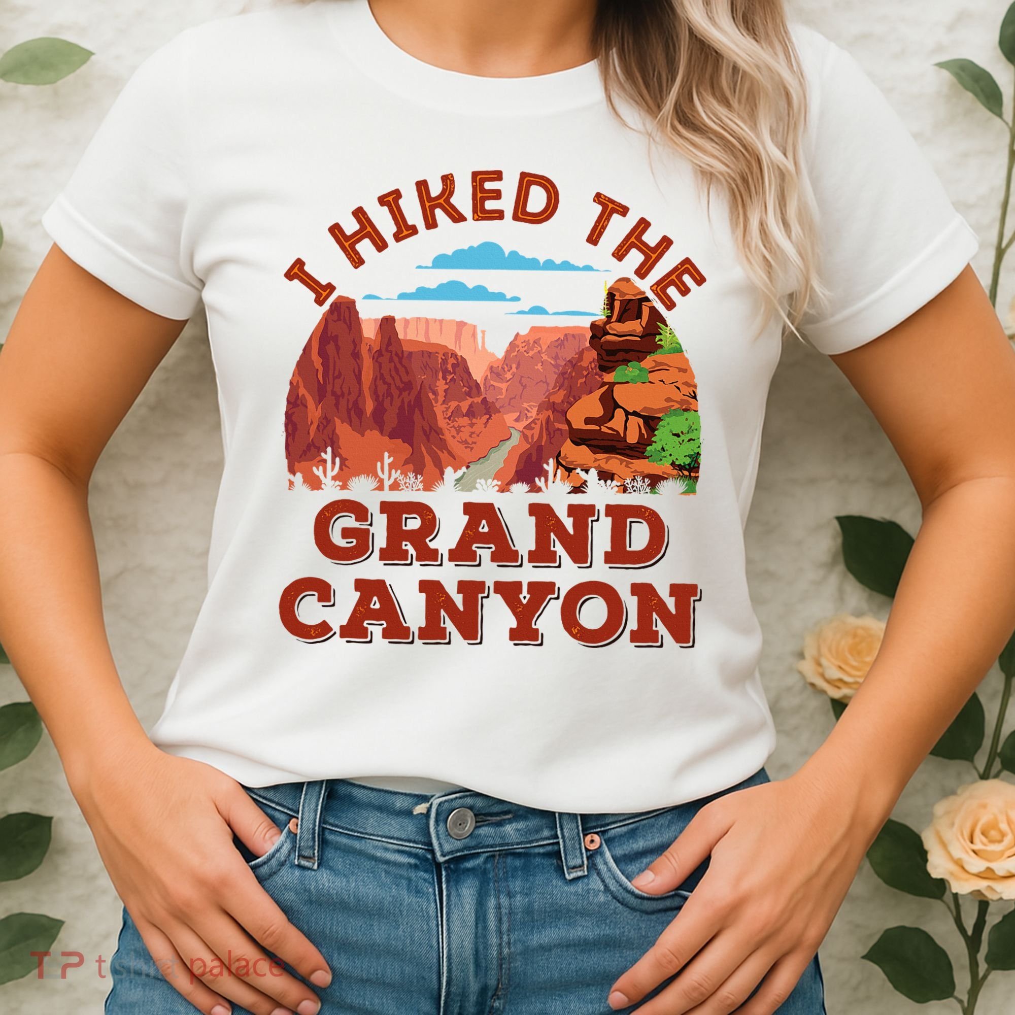 I Hiked The Grand Canyon Souvenir Hiker Hiking  Women's T-Shirt