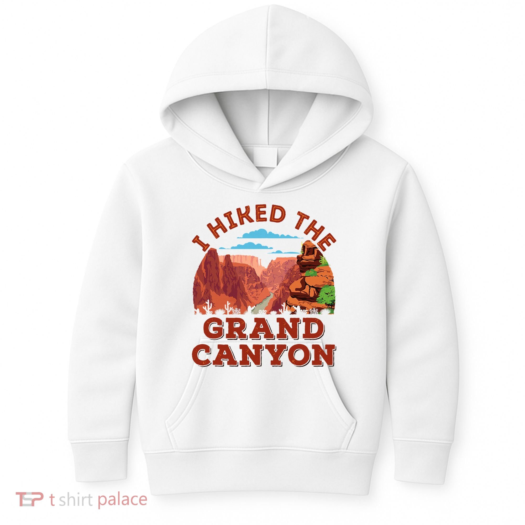 I Hiked The Grand Canyon Souvenir Hiker Hiking  Kids Hoodie