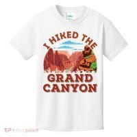 I Hiked The Grand Canyon Souvenir Hiker Hiking  Kids T-Shirt thumb 0