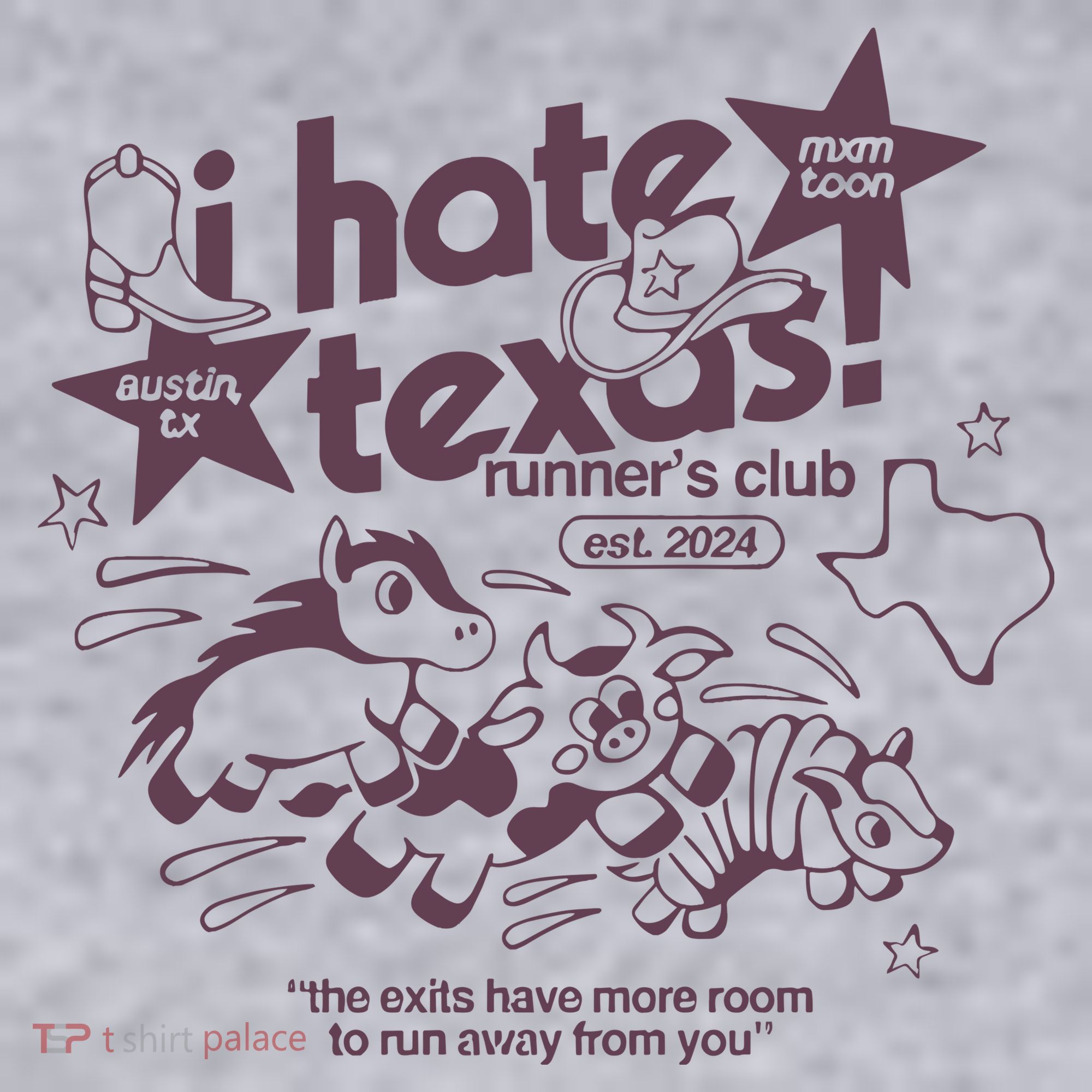 I Hate Texas RunnerS Women's Sweatshirt