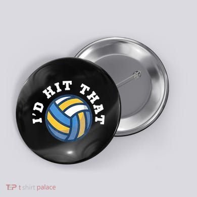 Id Hit That Funny Volleyball Design Button