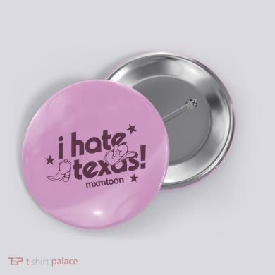 I Hate Texas RunnerS Club Button