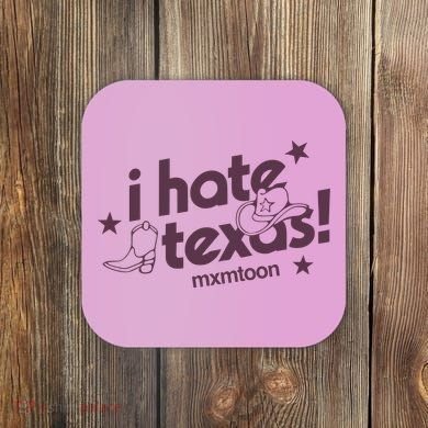 I Hate Texas RunnerS Club Coaster