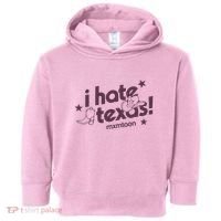 I Hate Texas RunnerS Club Toddler Hoodie thumb 0