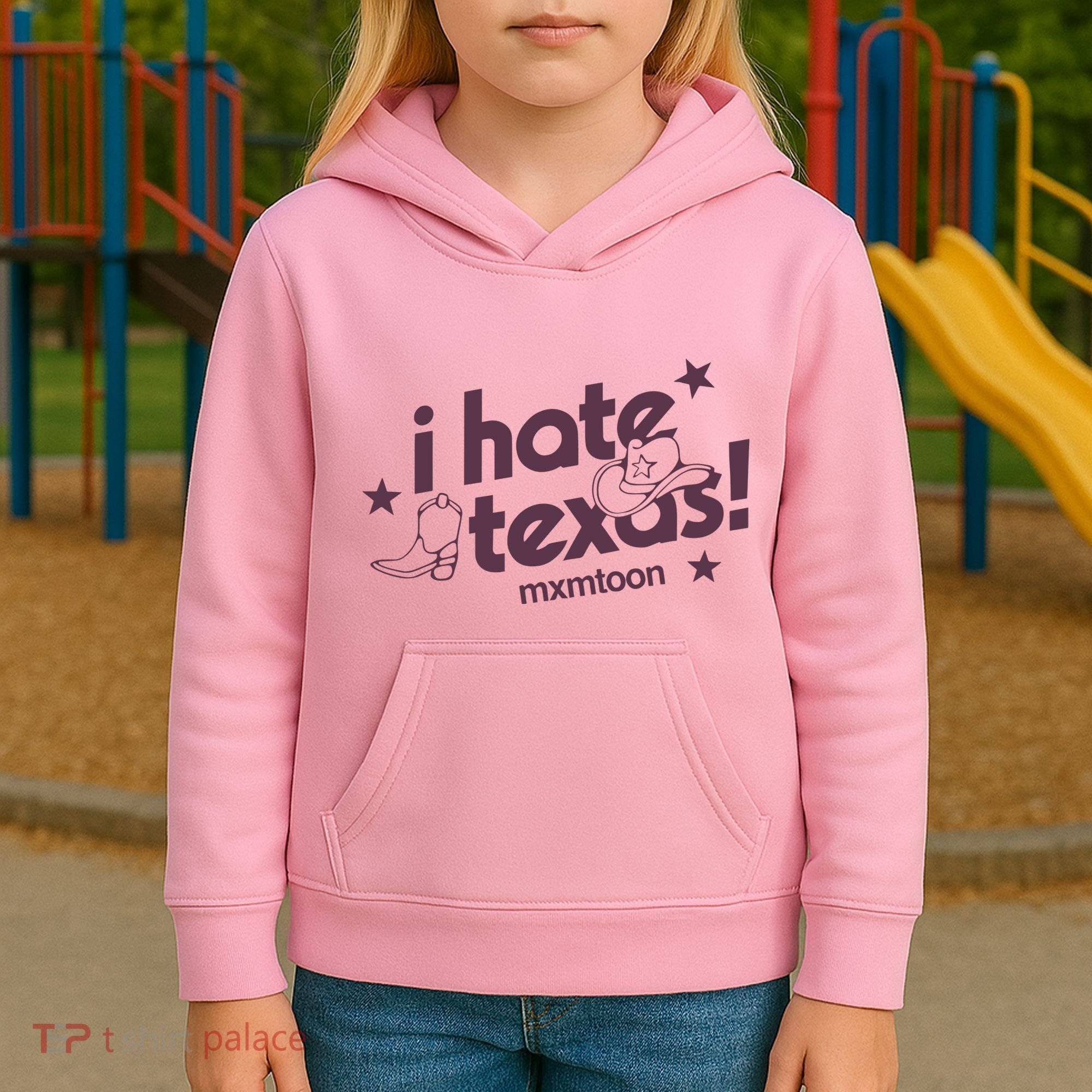 I Hate Texas RunnerS Club Kids Hoodie
