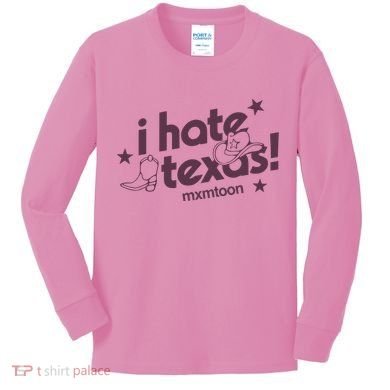 I Hate Texas RunnerS Club Kids Long Sleeve Shirt