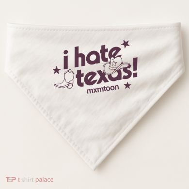 I Hate Texas RunnerS Club USA-Made Doggie Bandana