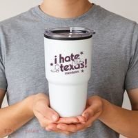 I Hate Texas RunnerS Club Tumbler thumb 2