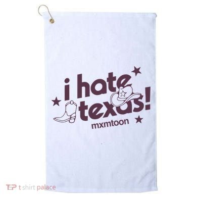 I Hate Texas RunnerS Club Golf Towel