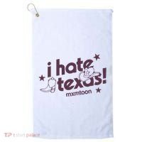 I Hate Texas RunnerS Club Golf Towel thumb 0