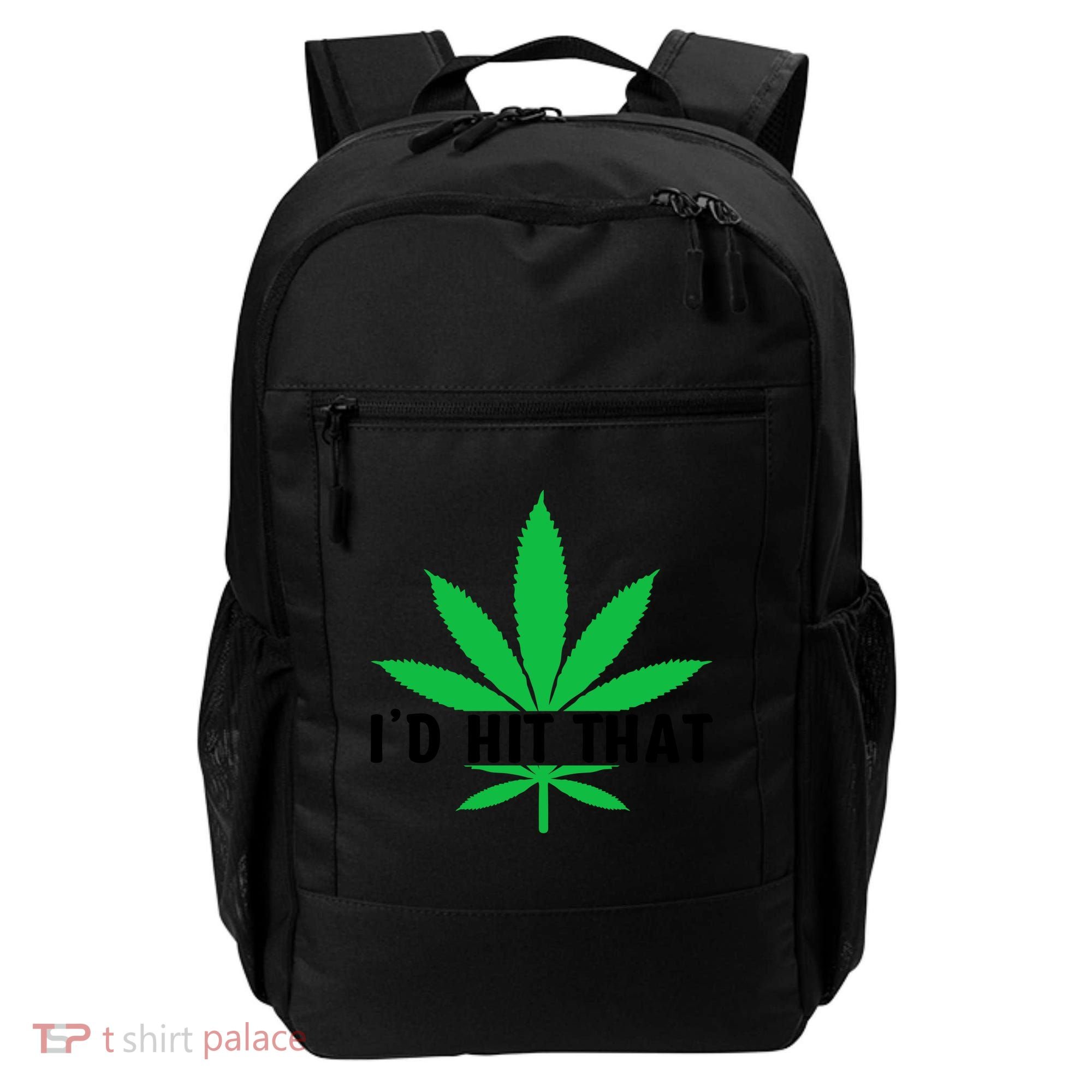 ID Hit That Funny Weed 4/20 Backpack