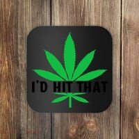 ID Hit That Funny Weed 4/20 Coaster thumb 0