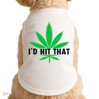 ID Hit That Funny Weed 4/20 Doggie Tank thumb 0
