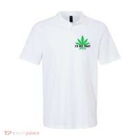 ID Hit That Funny Weed 4/20 Polo thumb 0