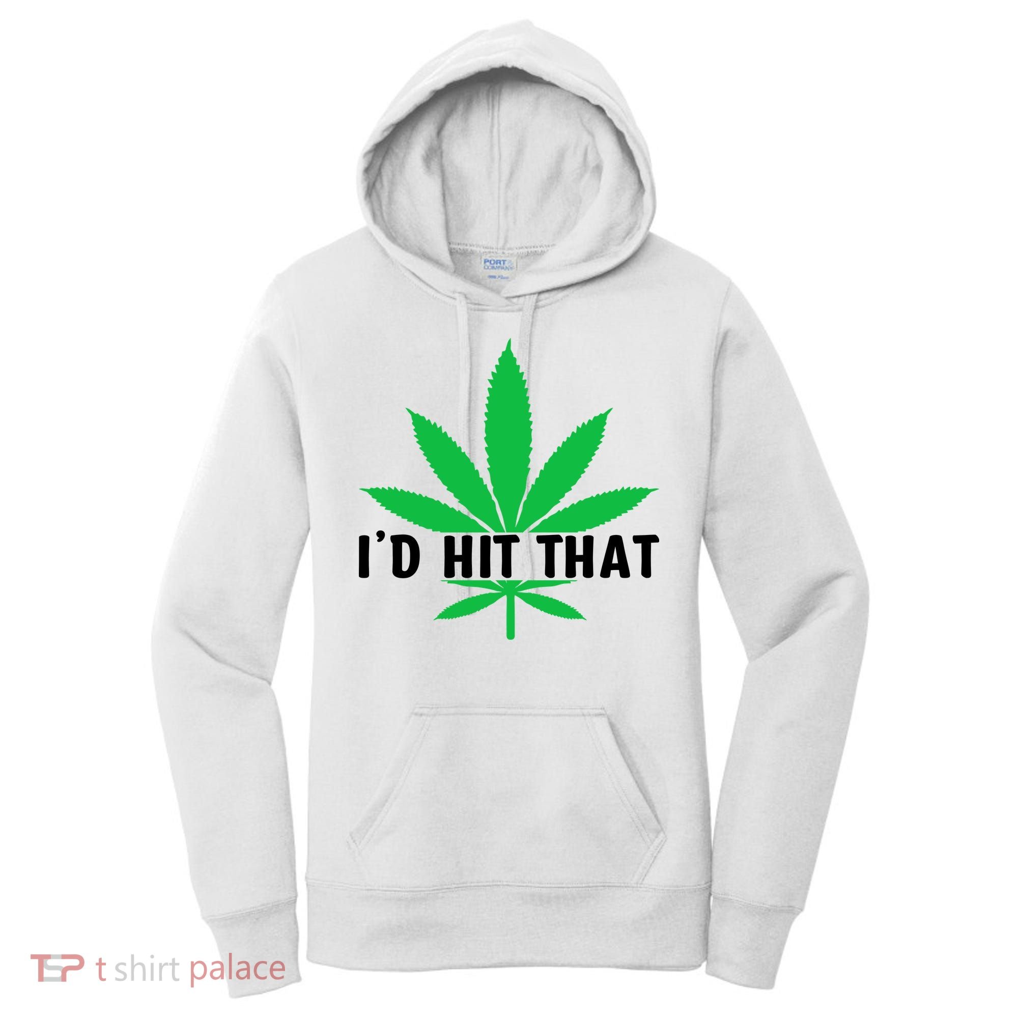 ID Hit That Funny Weed 4/20 Women's Hoodie