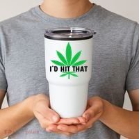 ID Hit That Funny Weed 4/20 Tumbler thumb 2