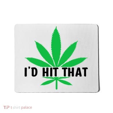 ID Hit That Funny Weed 4/20 Mousepad
