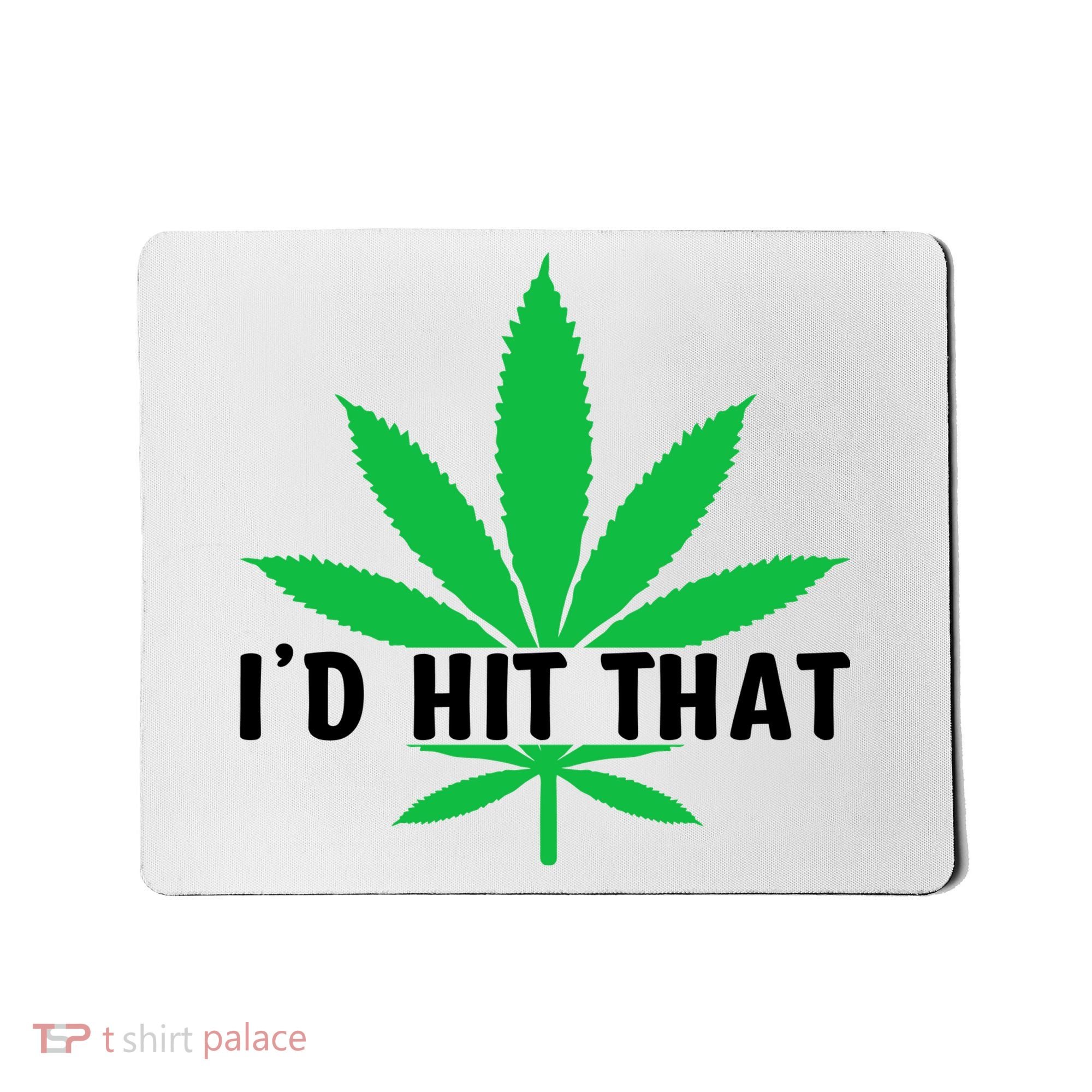 ID Hit That Funny Weed 4/20 Mousepad