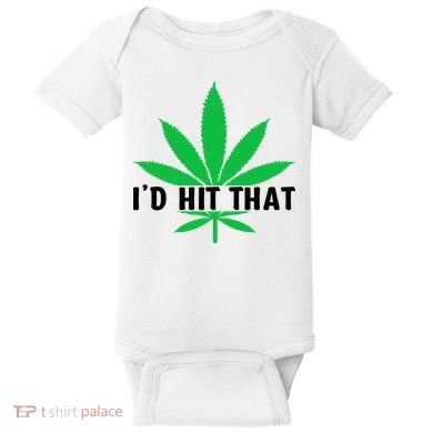 ID Hit That Funny Weed 4/20 Baby Bodysuit