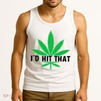 ID Hit That Funny Weed 4/20 Tank Top thumb 3