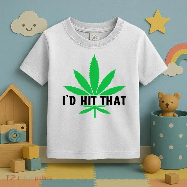 ID Hit That Funny Weed 4/20 Toddler T-Shirt