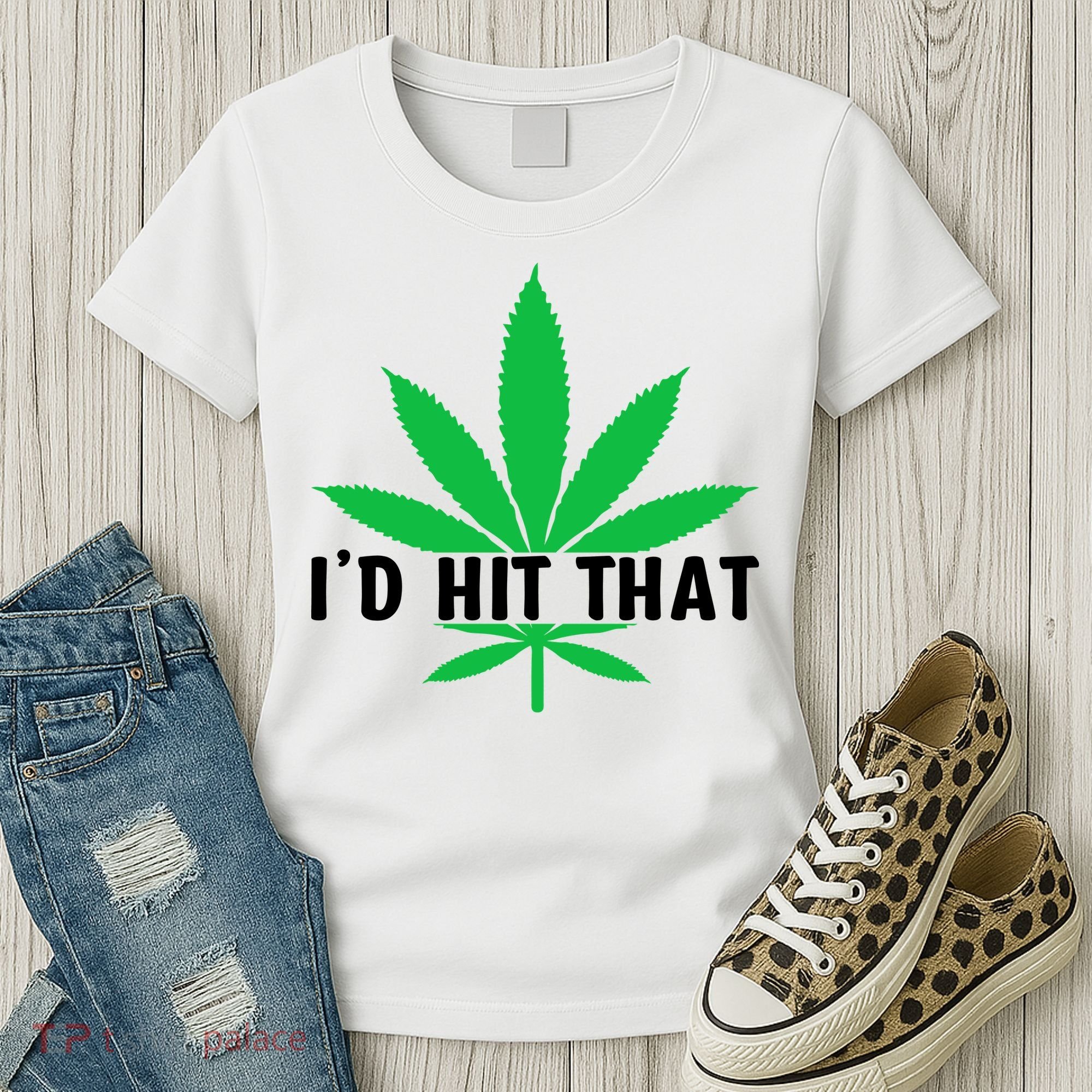 ID Hit That Funny Weed 4/20 Women's T-Shirt