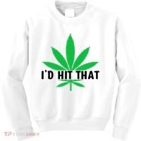 ID Hit That Funny Weed 4/20 Kids Sweatshirt thumb 0