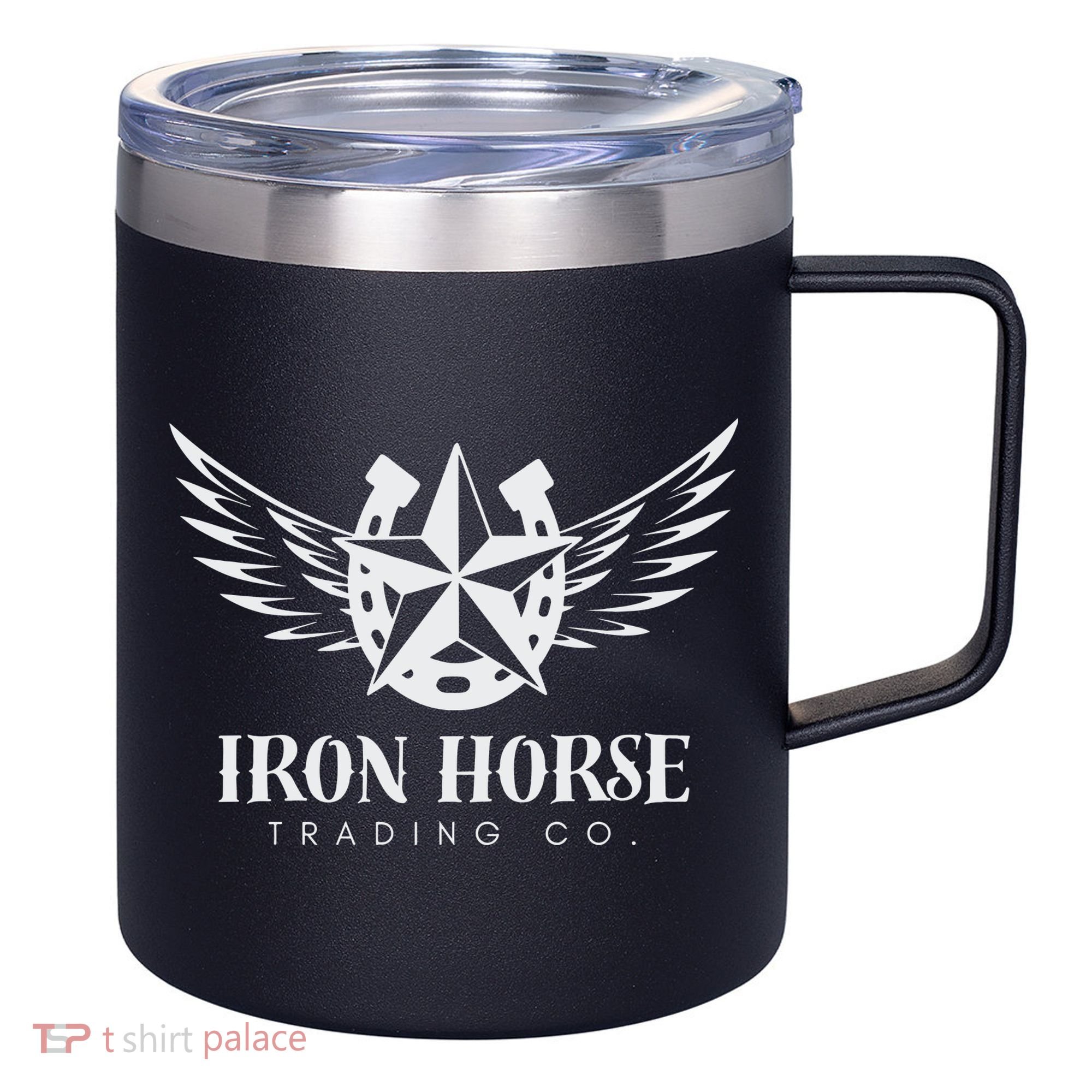 Iron Horse Trading Co 12oz Stainless Steel Coffee Mug
