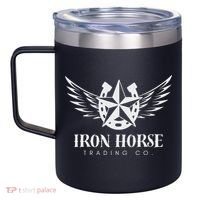 Iron Horse Trading Co 12oz Stainless Steel Coffee Mug thumb 2