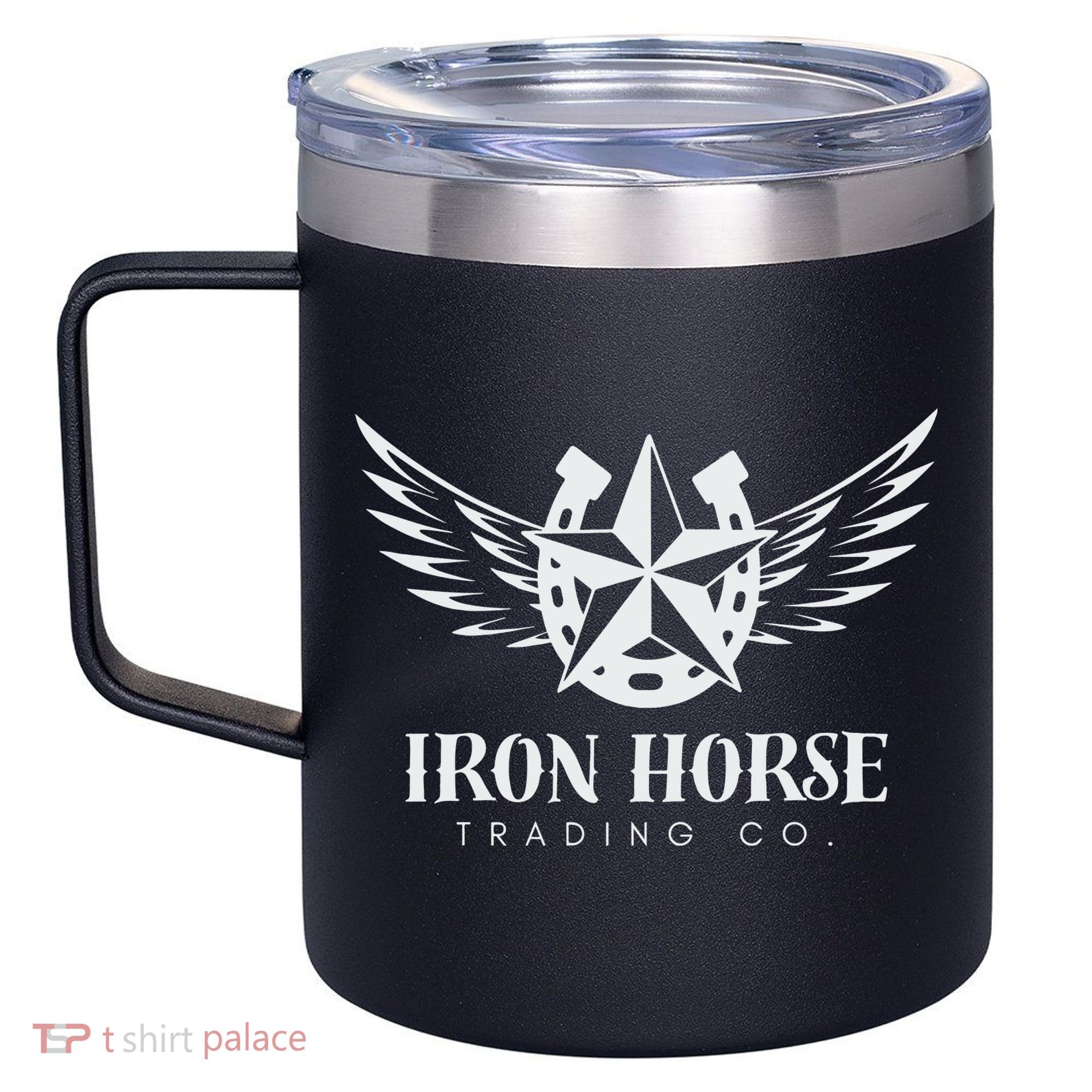 Iron Horse Trading Co 12oz Stainless Steel Coffee Mug