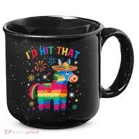Id Hit That Pinata Funny 5 Cinco De Mayo Party Mexican 15oz Campfire Ceramic Mug thumb 0