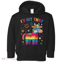 Id Hit That Pinata Funny 5 Cinco De Mayo Party Mexican Toddler Hoodie thumb 0