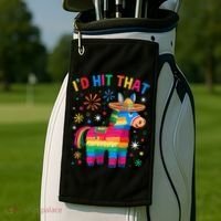 Id Hit That Pinata Funny 5 Cinco De Mayo Party Mexican Golf Towel thumb 2