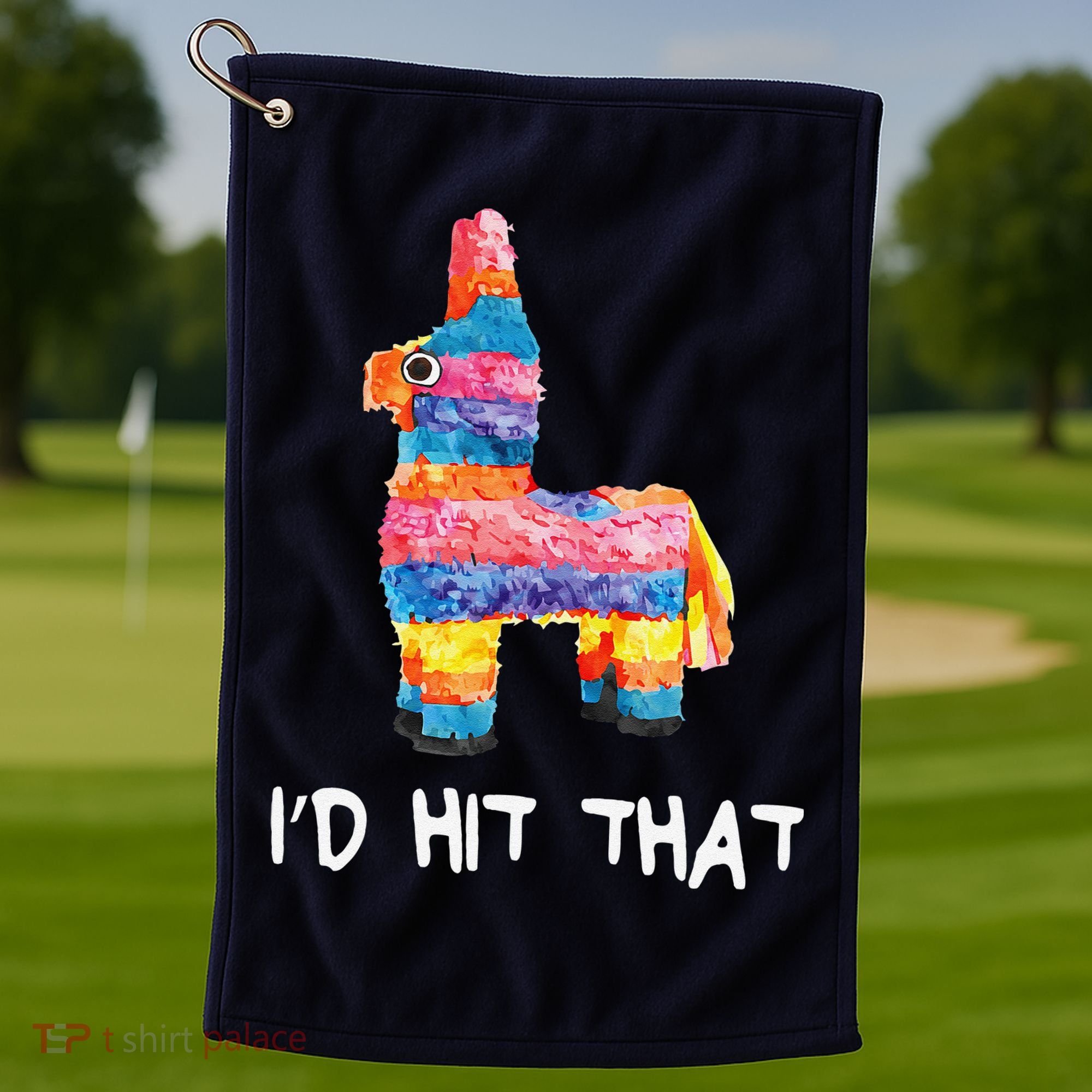 ID Hit That Pinata Cinco De Mayo Party Golf Towel