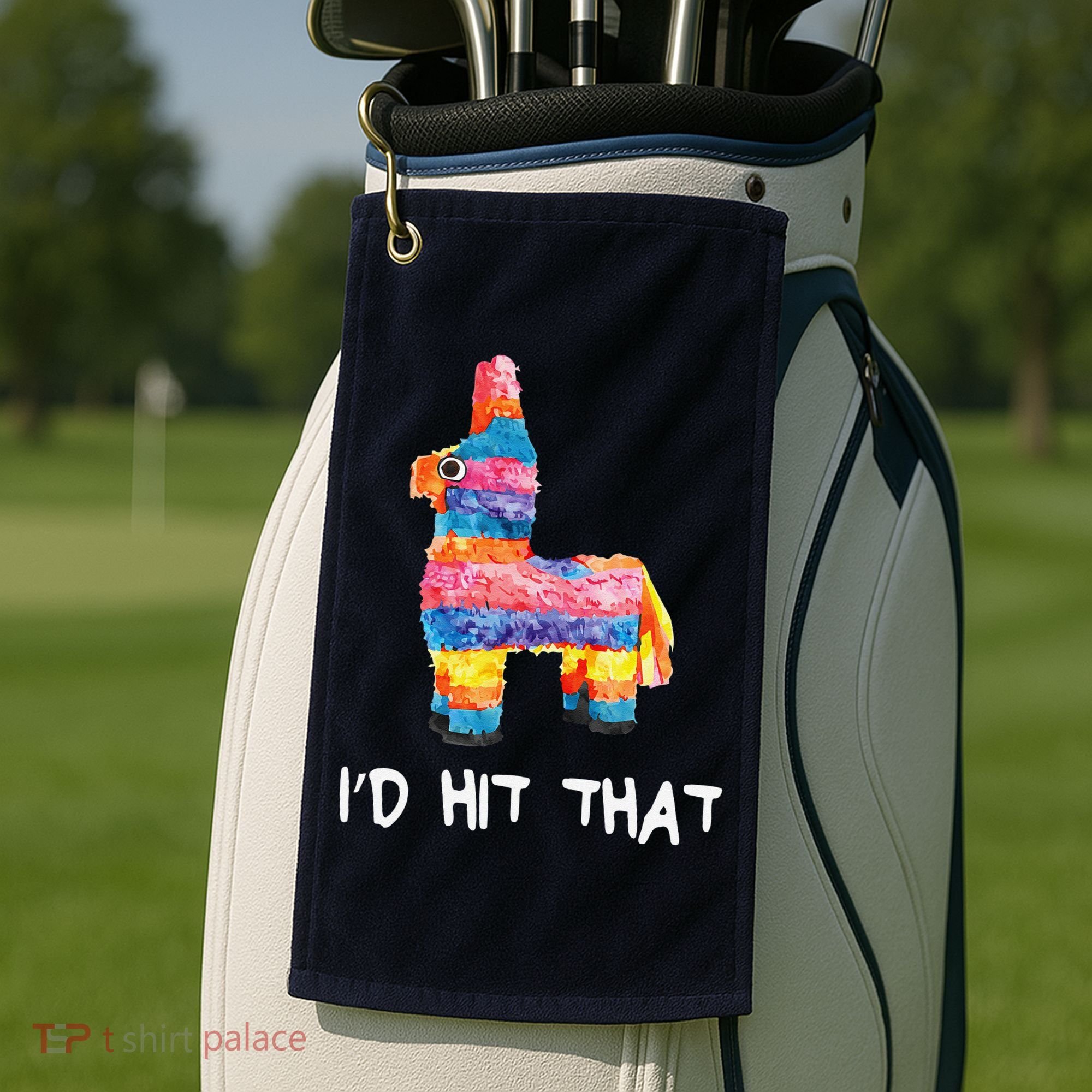 ID Hit That Pinata Cinco De Mayo Party Golf Towel