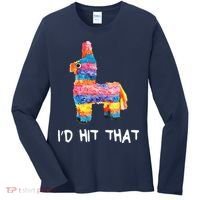 ID Hit That Pinata Cinco De Mayo Party Women's Long Sleeve Shirt thumb 0