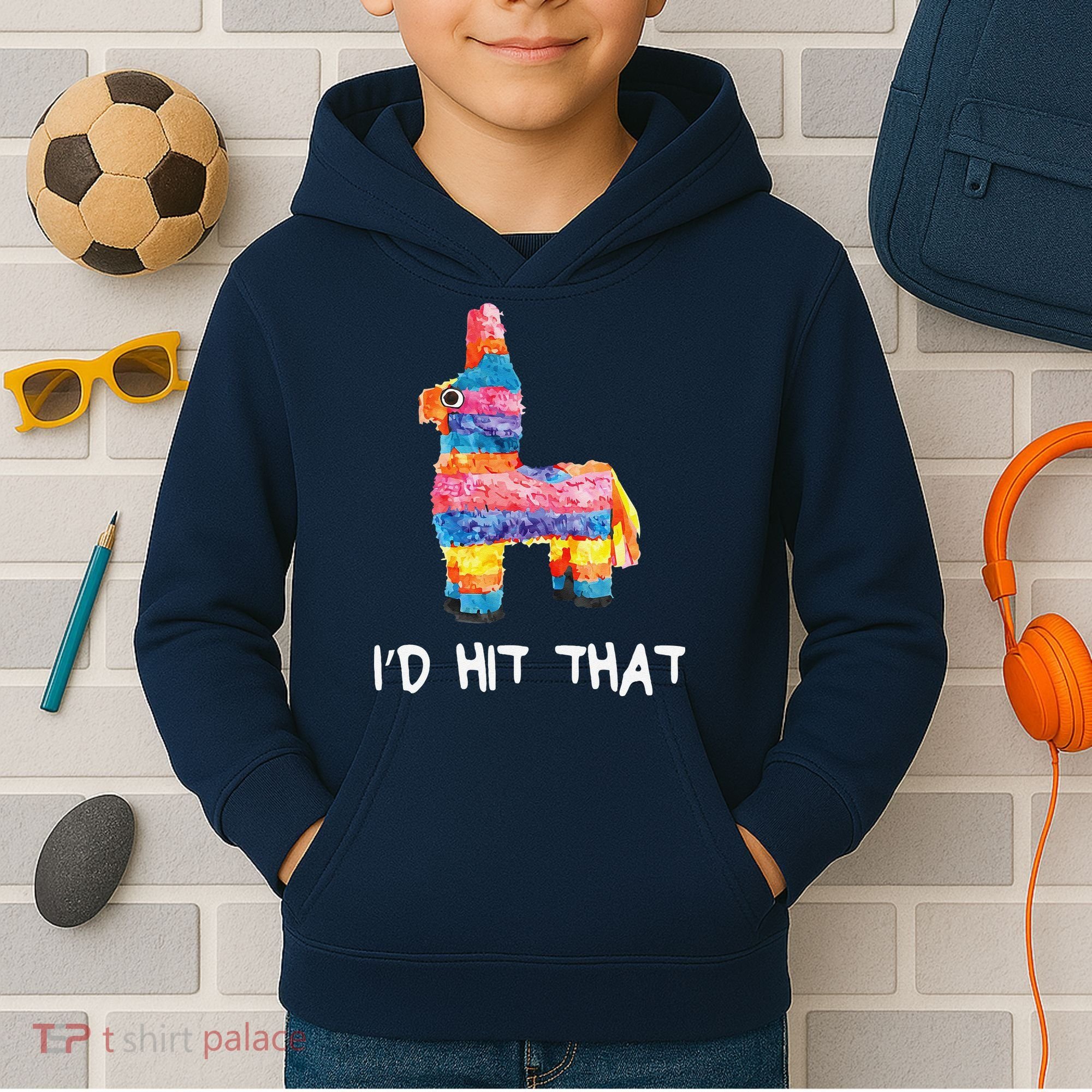 ID Hit That Pinata Cinco De Mayo Party Kids Hoodie