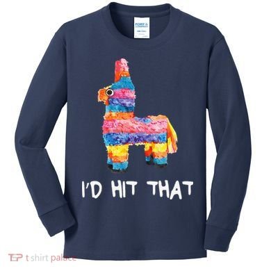 ID Hit That Pinata Cinco De Mayo Party Kids Long Sleeve Shirt