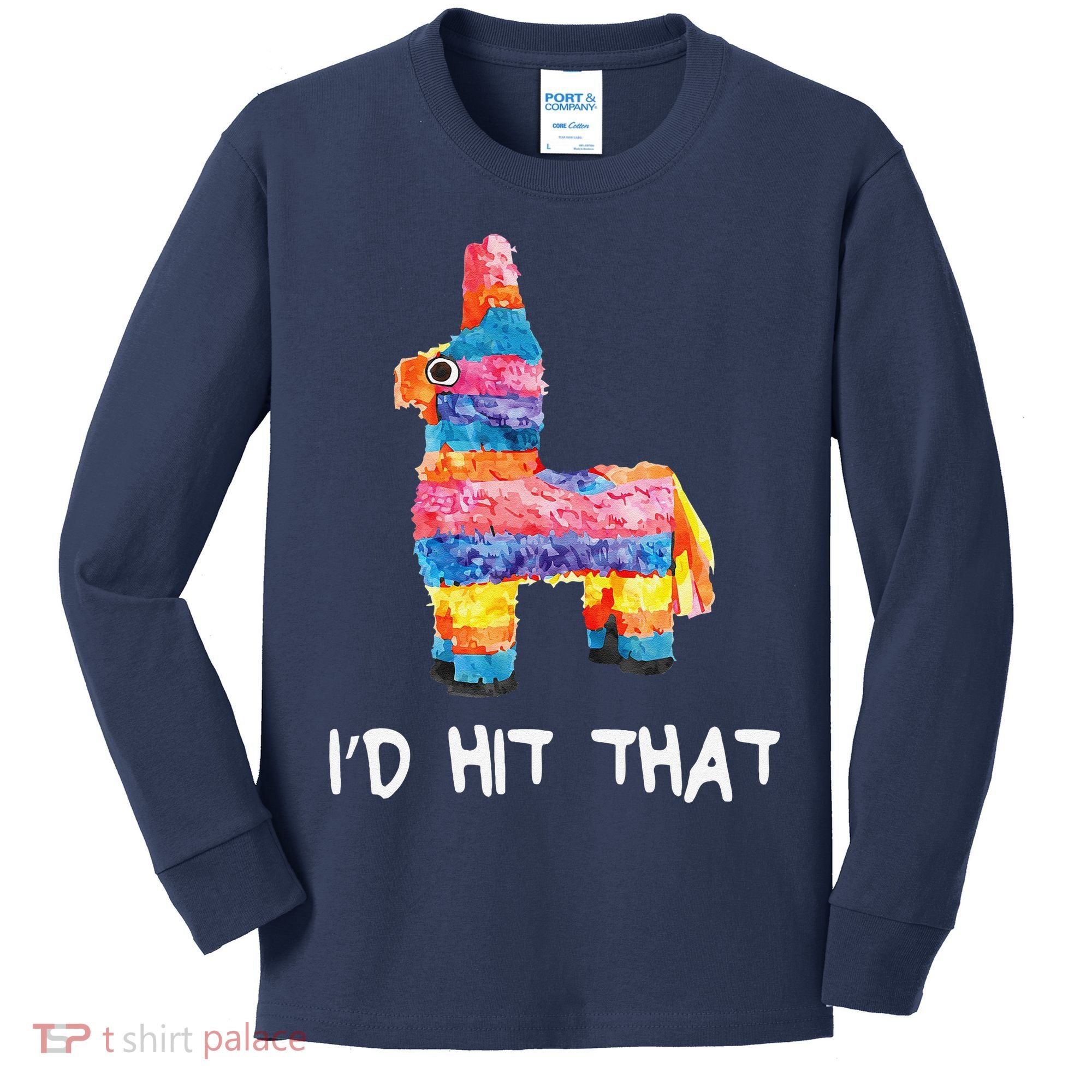 ID Hit That Pinata Cinco De Mayo Party Kids Long Sleeve Shirt