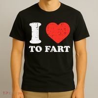 I Heart To Fart Funny Love Farting Joke T-Shirt thumb 3