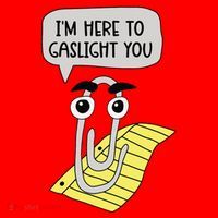I'm here to gaslight you Funny  Santa Hat thumb 1