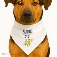 I'm here to gaslight you Funny  USA-Made Doggie Bandana thumb 1