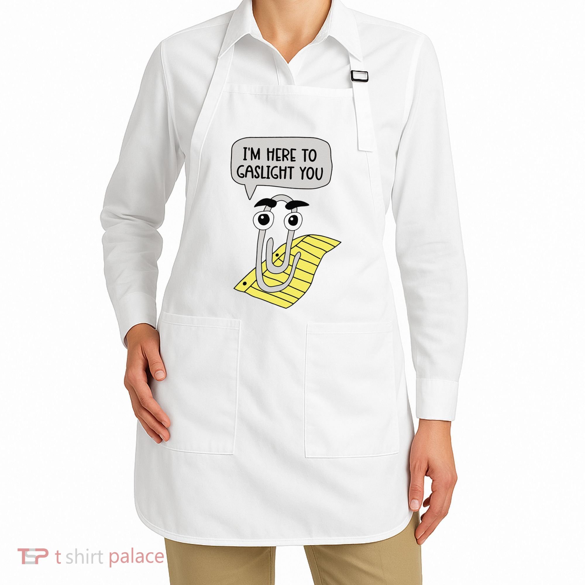 I'm here to gaslight you Funny  Apron