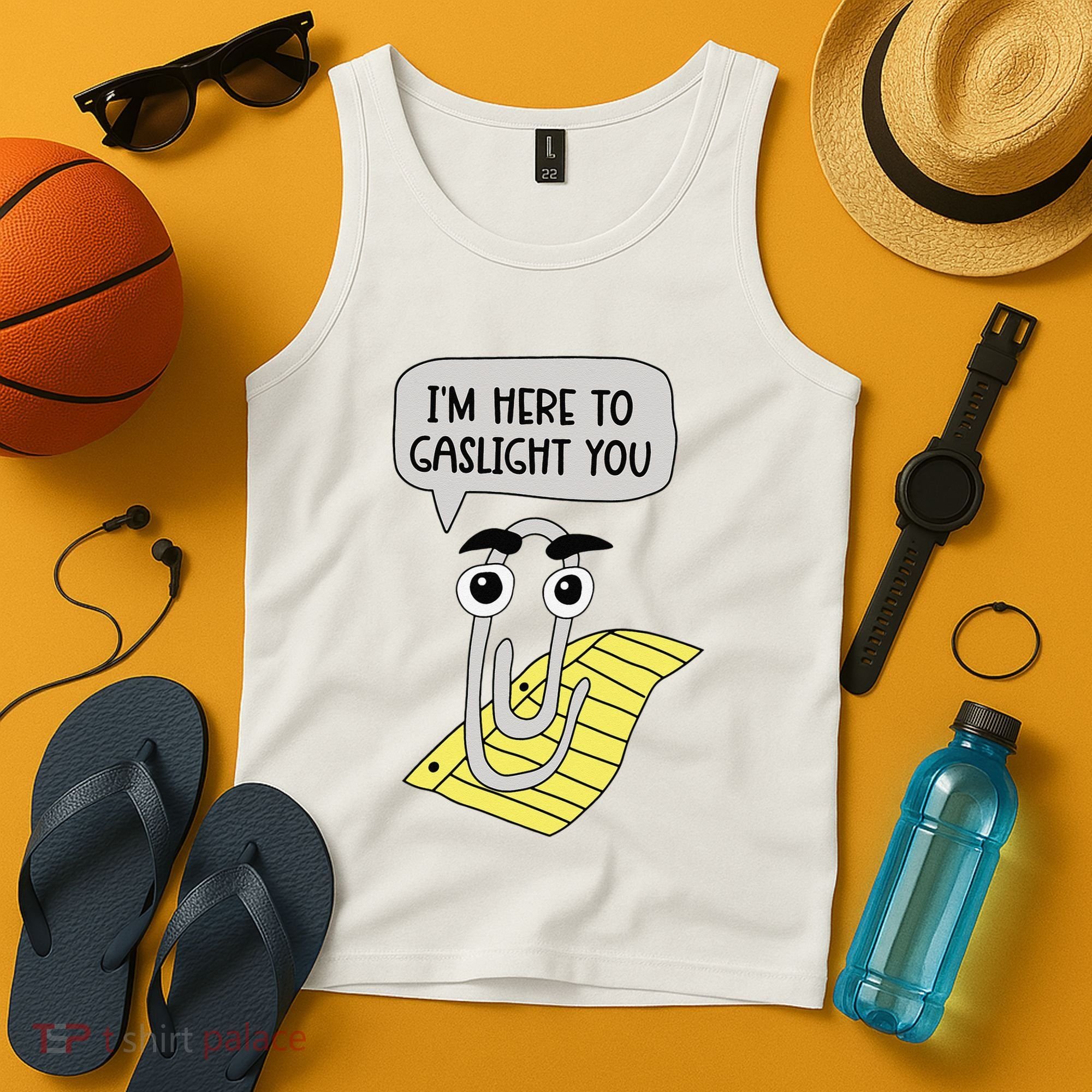 I'm here to gaslight you Funny  Tank Top