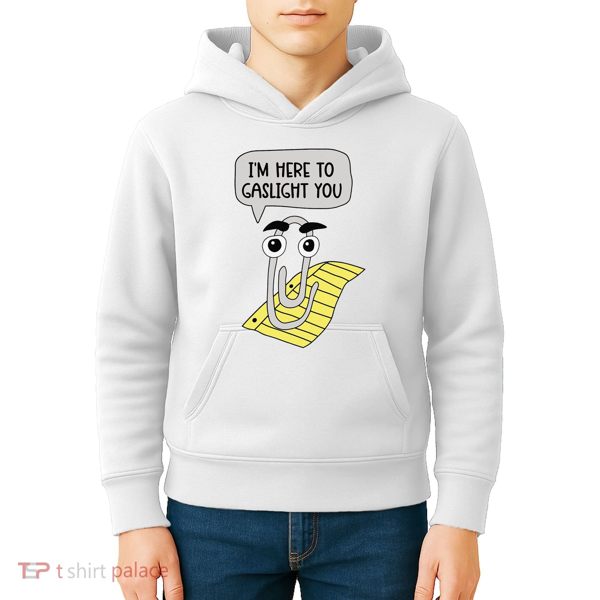 I'm here to gaslight you Funny  Kids Hoodie