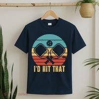 I'd Hit That Funny Pickleball Retro T-Shirt thumb 2